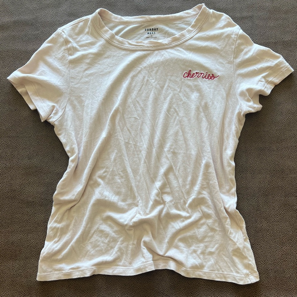 Sunday Best Cherries t shirt